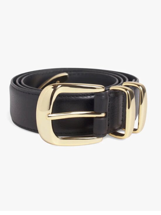 Favorite Daughter Jordan Belt, Black / Gold, Size Small (NWT) - Picture 3 of 4